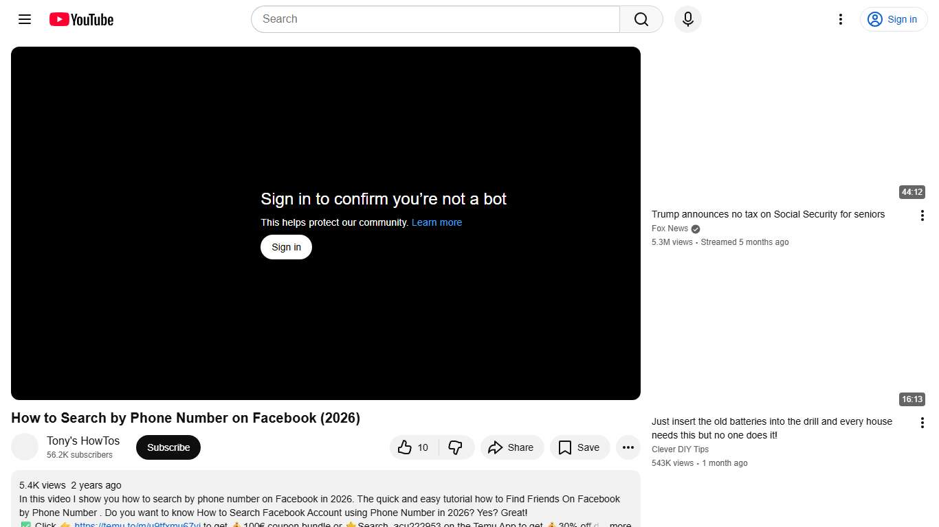 How to Search by Phone Number on Facebook (2026) - YouTube